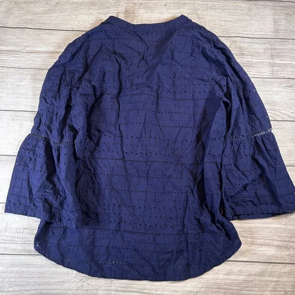 Izod Women's Navy Blouse - Picture 5 of 5